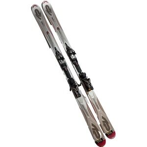 K2 Apache Outlaw Skis 181cm w/ Marker Titanium 12.0 Bindings Silver All-Mountain